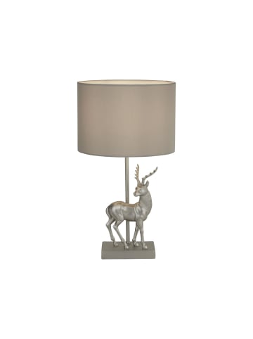 Licht-Erlebnisse Tischlampe (B)24 x (L)24 x (H)42.5 cm in Grau