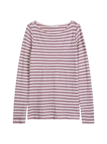 Marc O'Polo Gestreiftes Longsleeve regular in Light Pink