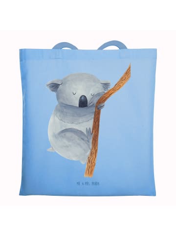 Mr. & Mrs. Panda shopping tasche Koalabär ohne Spruch in Sky Blue