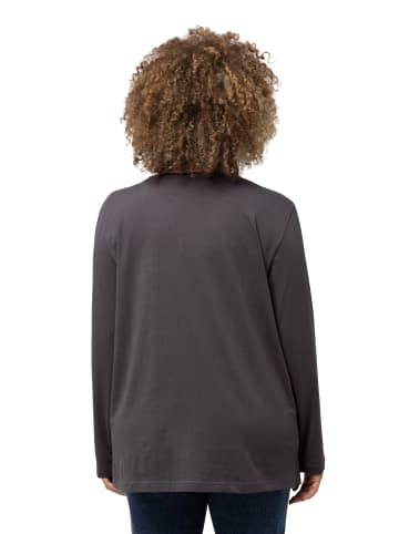 Ulla Popken Shirt in graphitgrau
