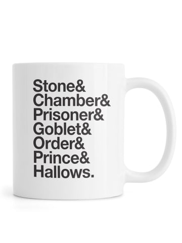 Juniqe Tasse "Harry Potter" in Gelb & Schwarz