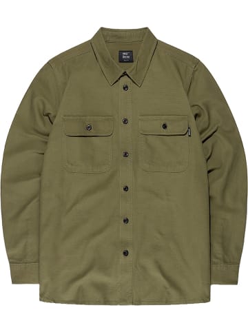 Vintage Industries Hemd "Baron Shirt" in Grün
