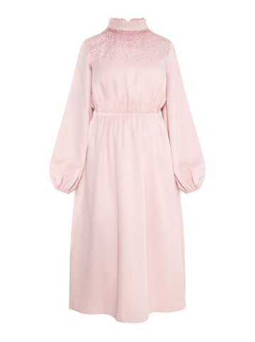 Usha Damen Midikleid in Rosa Champagner