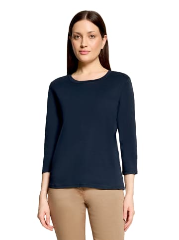 Betty Barclay Basic Shirt mit Rundhalsausschnitt in dunkelblau