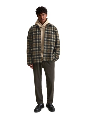 Marc O'Polo DENIM Wolljacke in Dark Brown