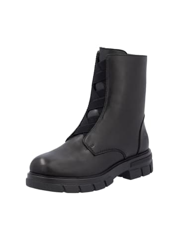 rieker Minato-Lederstiefeletten Schwarz