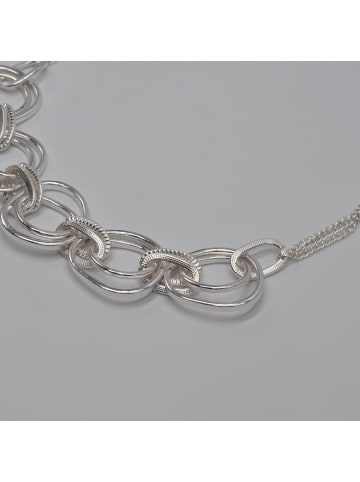 Steuer Modeschmuck Metall in silber