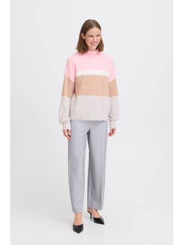 b. young BYOMEA STRIPED JUMPER 2 - KNIT Loose fit in Roseate Spoonbill Mix