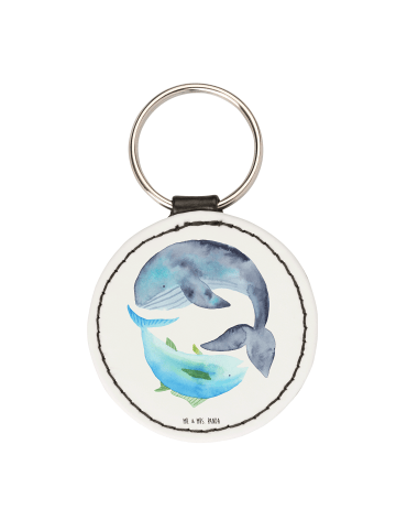 Mr. & Mrs. Panda Anhänger Walfisch Thunfisch ohne Spruch in Weiß