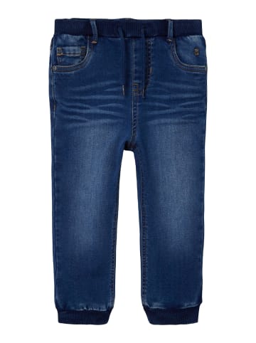 name it Thermohose in medium blue denim