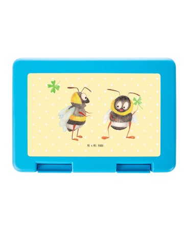 Mr. & Mrs. Panda Aufbewahrungsbox Hummeln Kleeblatt ohne Spruch in Gelb Pastell