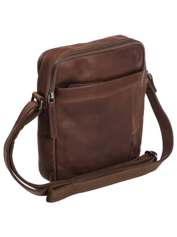 The Chesterfield Brand Wax Pull Up Umhängetasche Leder 19.5 cm in braun