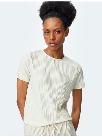 KOTON TSHIRT SS in Beige
