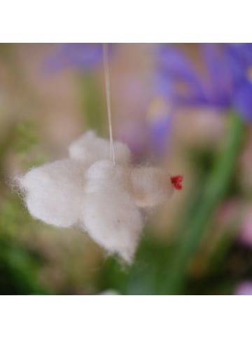 Wollmanufaktur Filges Bastelset Wollvögelchen aus Märchenwolle in natur