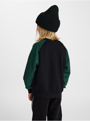 Hummel Sweatshirt Hmljr Oversized Kinder in DARK GREEN