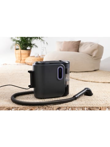 Clean Maxx Polster- & Teppichreiniger mit Dampffunktion 2000W grau/schwarz Schwarz