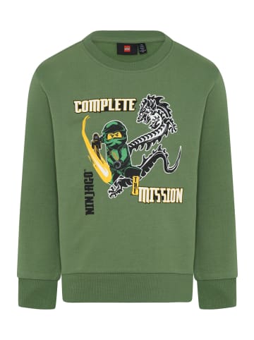 LEGO wear Sweatshirt LWSTORM 620 in Dark Khaki