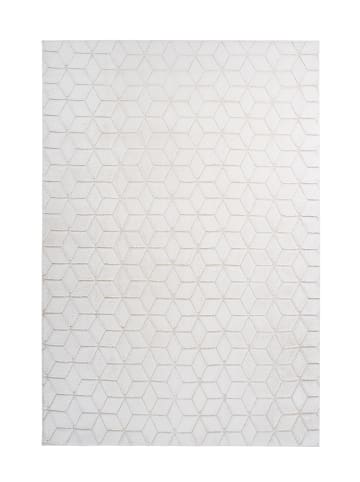 Kayoom Hochflor Teppich Vivica 125 in weiß - creme - rechteckig