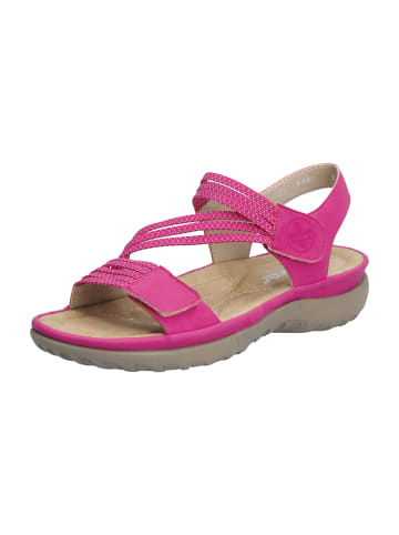 rieker Komfort Sandalen in Pink