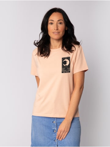 wat? Apparel T-Shirt Tarot The Moon in Fraiche Peche