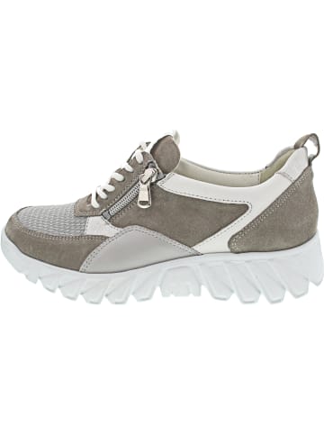 WALDLÄUFER H-Sade sportlicher Schnürer Grau