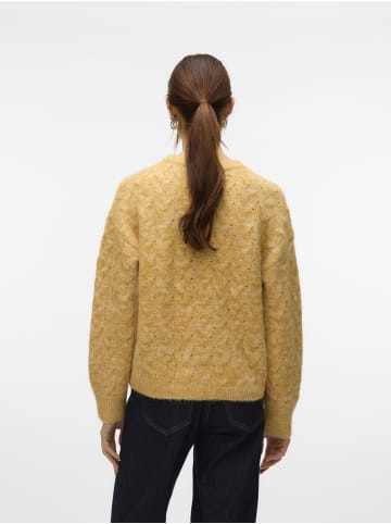 Vero Moda Strickpullover in Harvest Gold