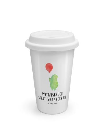 Mr. & Mrs. Panda Coffee To Go Becher Schildkröte Luftballon mit ... in Weiß