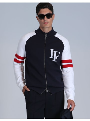Lufian Strickjacke Block in NAVY