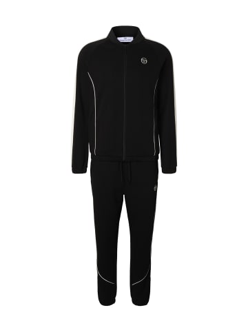 Sergio Tacchini Track Jacket in black/gardenia
