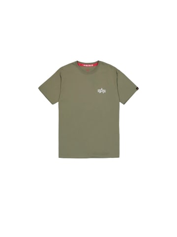 Alpha Industries T-Shirt 'Signature' in grün