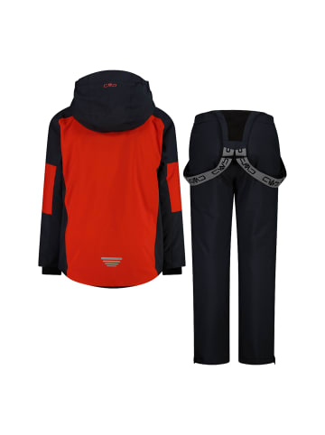 cmp Kid Skiset Jacket and Pant in Rot