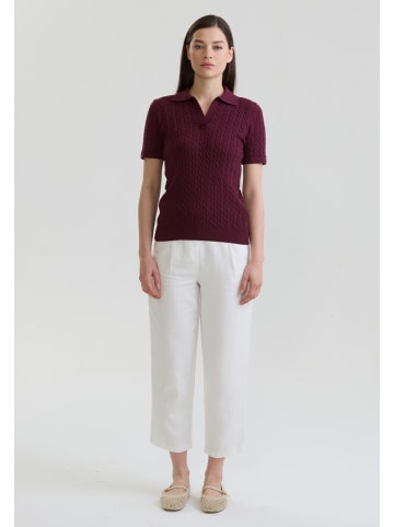 Felix Hardy Polo Shirt Kurzarm in Bordeaux