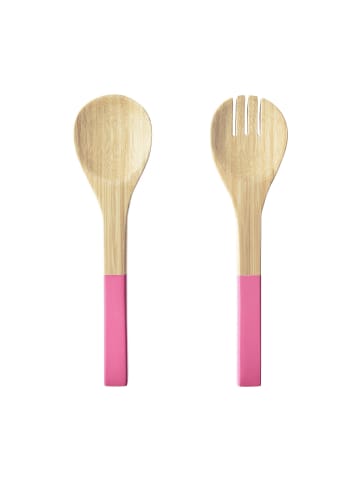Butlers Salatbesteck 2-tlg. BAMBOO in Pink