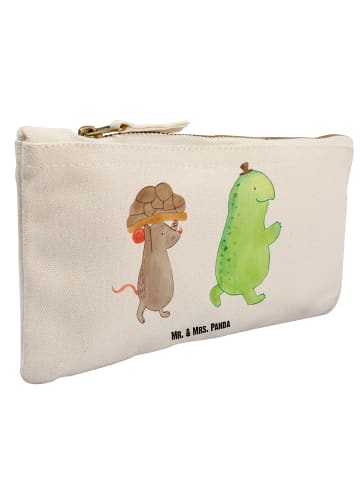 Mr. & Mrs. Panda Pouch Schildkröte Maus ohne Spruch in Weiß