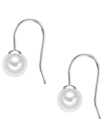 Trilani Perlen-Ohrhänger Sterling Silber Süßwasser-Zuchtperle in silber