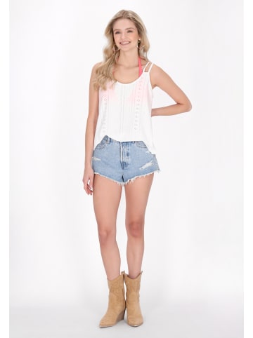IZIA Women Top in white