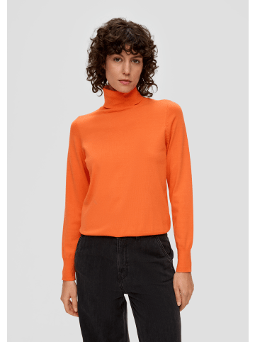 s.Oliver Strickpullover langarm in Orange