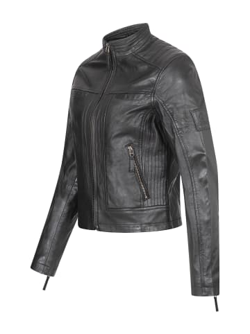 Rock Creek Lederjacke in Schwarz