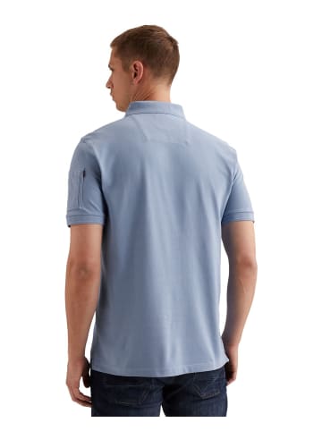 PME Legend Poloshirt SHORT SLEEVE POLO AMERICAN CLASSIC in Blau