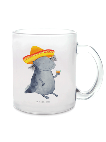 Mr. & Mrs. Panda Becher Axolotl Tequila ohne Spruch in Transparent