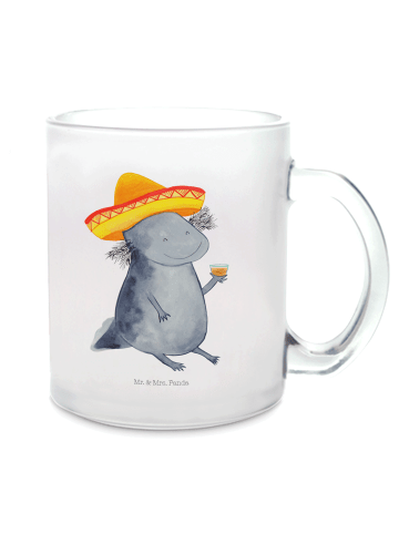 Mr. & Mrs. Panda Teetasse Axolotl Tequila ohne Spruch in Transparent