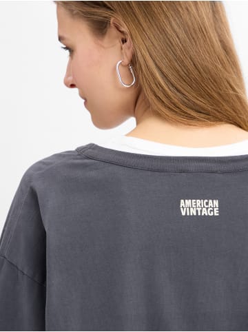American Vintage Sweatshirt Fazy in grau