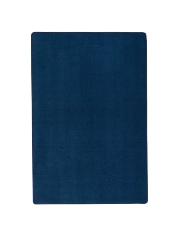 Snapstyle Velours-Teppich Joy in dunkelblau