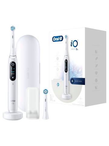 Oral-B Elektrische Zahnbürste "iO Series 8 + Reiseetui" in Weiß