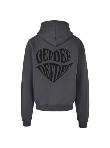 DEF Hoodie "Def Heart Hoody" in Grau