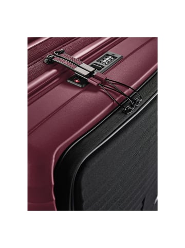 Redolz Essentials 17 2.0 4 Rollen Kabinentrolley 55 cm Laptopfach mit Dehnfalte in burgundy