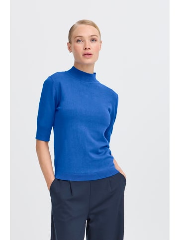 b. young Strickpullover BYMMORLA Slim fit in Blue Quartz