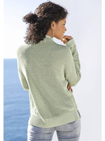 LASCANA V-Ausschnitt-Pullover in mint