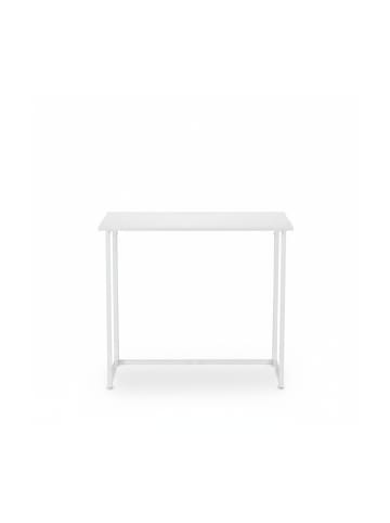 relaxdays Schreibtisch in Weiß - (B)80 x (H)74,5 x (T)45 cm