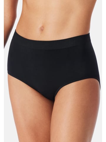 Schiesser Shaping-Maxislip Classic Seamless in Schwarz / weiß